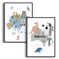 do-pokoju-dziecka-azja-australia-zwierzeta-dyptyk-czarna.webp