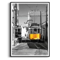 zolty-tramwaj-lizbona-do-salonu-plakat-czarna.webp
