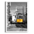 zolty-tramwaj-lizbona-do-salonu-plakat-biala.webp