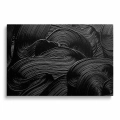 Obraz na płótnie czarna abstrakcja przodem