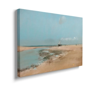 Obraz na płótnie -  Edgar Degas - Beach at Low Tide – Reprodukcja do Salonu, Sypialni i Przedpokoju 