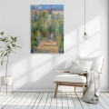 claude-monet-zielony-ogrod-reprodukcja-plotno-pion-wnetrze.webp