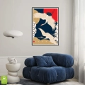 w-stylu-japonskim-zurawie-granatowo-czerwony-plakat-czarna-wnetrze.webp