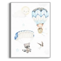 balony-zwierzatka-lisek-szop-blekitny-pokoj-dziecka-plakat-srebrna.webp