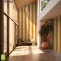 tapeta-na-wymiar-w-pasy-orange-stripe-pomaranczowa-wnetrze1.webp