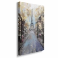 obraz na płótnie deszczowy paryż bokiem