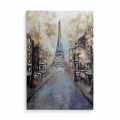 obraz na płótnie deszczowy paryż przodem