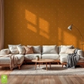 tapeta-na-wymiar-orange-petite-petals-pomaranczowy-drobne-platki-wnetrze1.webp