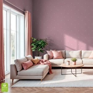 Tapeta na wymiar - Baby Pink Petite Petals, jasnoróżowa, drobne płatki 
