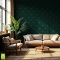 tapeta-na-wymiar-w-serca-bottle-green-heart-pattern-butelkowa-zielen-wnetrze1.webp