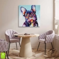 obraz-na-plotnie-kolorowy-bulldog-digital-art-wnetrze.webp