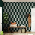 tapeta-na-wymiar-bottle-green-modern-blocks-butelkowa-zielen-prostokaty-paski-wnetrze1.webp