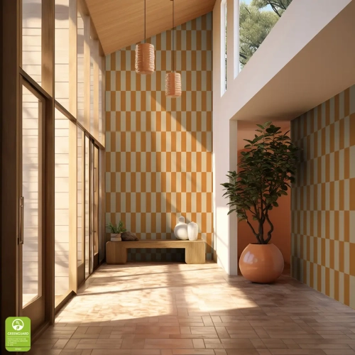 tapeta-na-wymiar-honey-modern-blocks-miodowa-prostokaty-paski-wnetrze1.webp