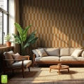 tapeta-na-wymiar-honey-modern-blocks-miodowa-prostokaty-paski-wnetrze2.webp