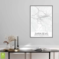 plakat-mapa-miasta-sarajewo-czarno-biala-nowoczesny-czarna-wnetrze.webp