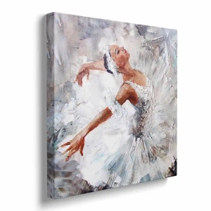 Obraz na płótnie - Śnieżna baletnica 