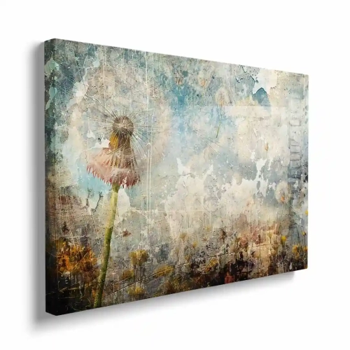 Obraz na płótnie dmuchawce bok