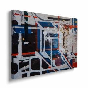 Obraz na płótnie - Odrapany labirynt 