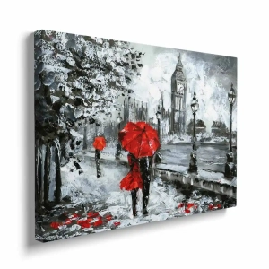 Obraz na płótnie - Zakochani w Londynie
