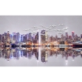 Fototapeta-Motyw-Ilustracja-nocnej-metropolii-odbita-w-wodzie.jpg