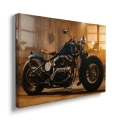 Obraz na płótnie klasyczny motocykl w stylu retro