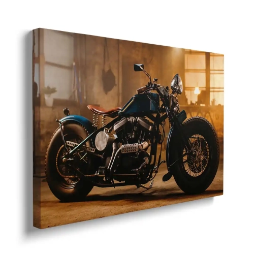 Obraz na płótnie klasyczny motocykl w stylu retro