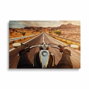 Obraz na szkle Wolność za kierownicą