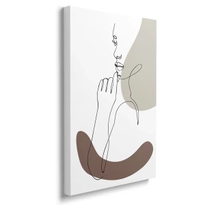 Obraz na płótnie Sylwetka kobiety