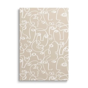 Obraz na szkle - Splątane twarze