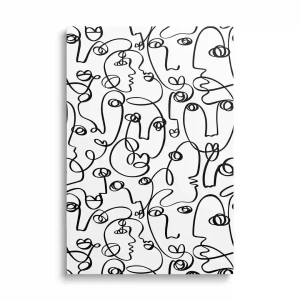 Obraz na szkle - Splątane wyrazy twarzy