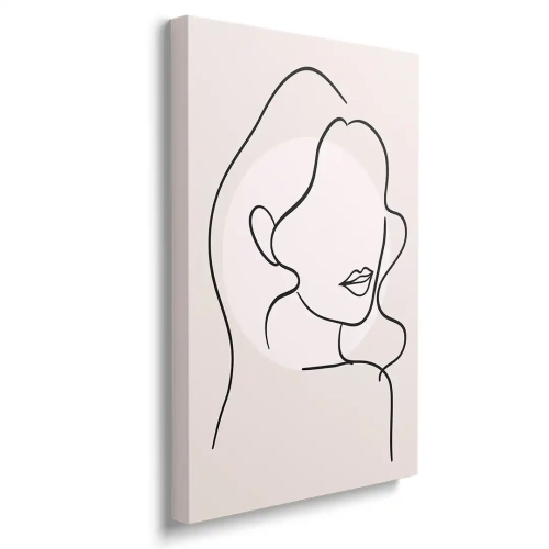 Obraz na płótnie Ukradkowe spojrzenie bokiem