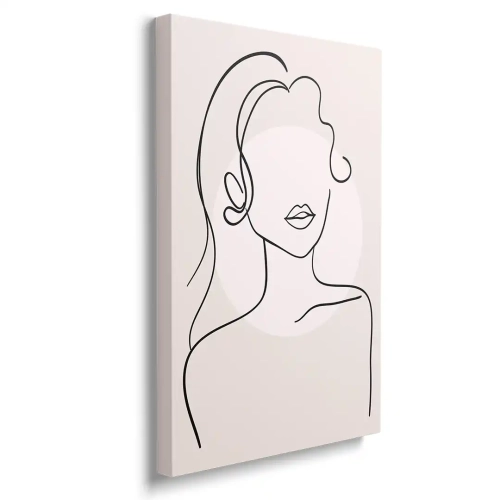 Obraz na płótnie kobiece kształty bokiem