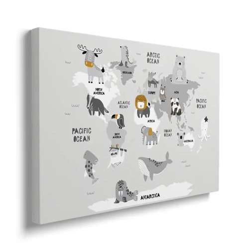 dzieciecy-obraz-na-plotnie-szara-mapa-swiata-dla-dzieci-bok.webp