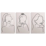 Zestaw obrazów na płótnie - Kobiece pragnienie (3-częściowy)