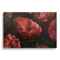 Obraz na płótnie duże czerwone kwiaty przód
