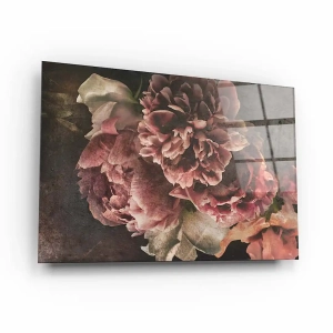 Obraz na szkle akrylowym - Bukiet piwonii