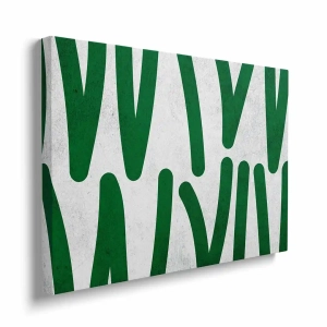 Obraz na płótnie - Zielone kąty ostre