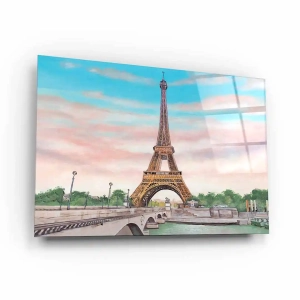 Obraz na szkle akrylowym - Eiffel Tower