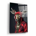 obraz-na-szkle-akrylowym-renifer-w-sluchawkach-bok.webp