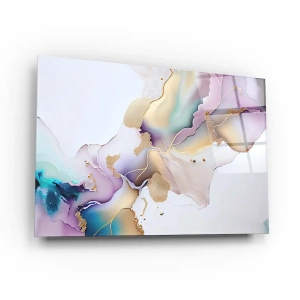 Obraz na szkle akrylowym - Pastelowa abstrakcja