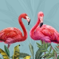 Fototapeta-Fragment-Rysunek-flamingów-i-tropikalnych-liści.jpg