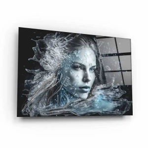 Obraz na szkle akrylowym - Lodowa dama