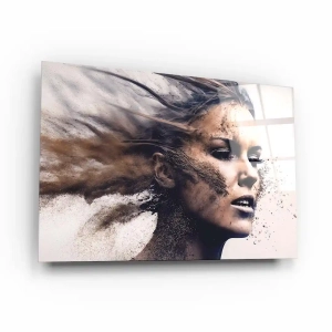 Obraz na szkle akrylowym -  Oblicze kobiecego piękna