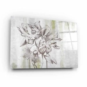 Obraz na szkle akrylowym - Duży kwiat w rozkwicie