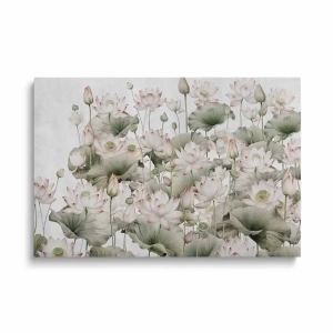 Obraz szkło - Wodne lilie