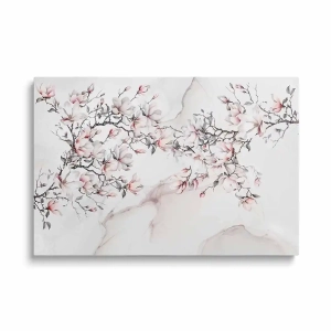 Obraz szkło - Subtelne magnolie