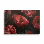 Obraz na szkle - Duże czerwone kwiaty