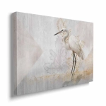 Obraz na płótnie - Biała czapla