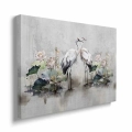 Obraz na płótnie para żurawi bokiem