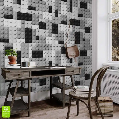 fototapeta-sciana-czarno-bialych-klockow-wnetrze1.webp